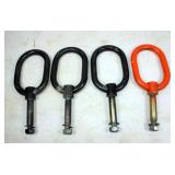 (4) HD Metal Clevis Shackles
