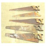 (5) Vintage Hand Saws