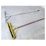 Asphalt/Landscape Rake & Push Broom