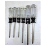 (6) Craftsman Torx Head Drivers
