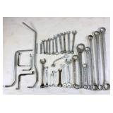 Assorted Open & Combination Wrenches