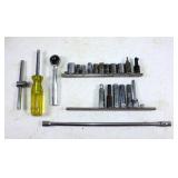 Assorted 1/4" Drive Sockets