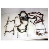 (2) Bridles & (2) Vintage Bits