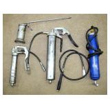 Assorted Grease Guns & Oil Can