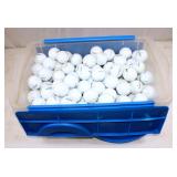 Tote of Assorted Golf Balls