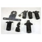 Assorted Trailer Elec Plugs & License Plate Holder