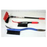 (3) Windshield Scraper/Brushes