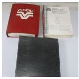(3) Versatile Tractor Service Manuals