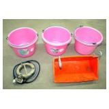 (3) Buckets, Tank Heater & Elev Bucket Feeder