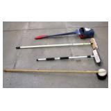 Pooper Scooper & (3) Long Handle Brushes