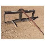Tomahawk Bale Spear Skidsteer Attachment