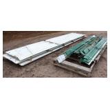 Approx 20 Pcs Used Tin Panels & Misc Trim