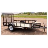 2016 Carry Corp Utility Flatbed Trailer