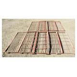 (7) Horse Stall Panels/Red