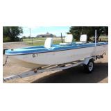 1973 Reynolds Fiberglass Harpoon Boat w/HMD Trl