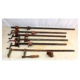 Assorted Bar/Pipe Clamps