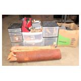 Large Assortment of Leather & Fabric Pieces
