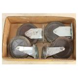 (4) Light Duty Caster Wheels, 4 1/2"