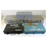 (7) Metal Boxes (some w/hardware)
