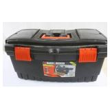 Plastic B & D Tool Box Full of Tools