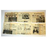 (6) Collectible "1969" Newspapers