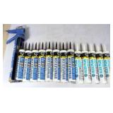 Caulk Gun && (13) Tubes of Caulking