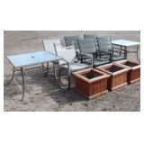 Patio Furniture & Flower Boxes