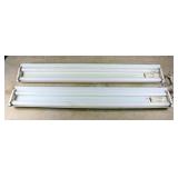 (2) Flourescent Light Fixtures, 4