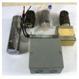 Box of Assorted Electrical Supplies