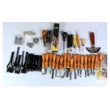 Assortment of Leather Working Tools