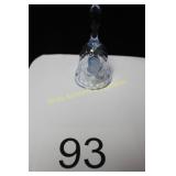 Fenton Light Blue Diamond Pattern Bell