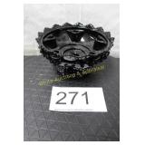 Fenton Black Hobnail Candle Holder / Dish