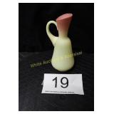 Fenton Burmese Ewer Vase or Pitcher