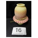 Fenton Burmese Medallion Fairy Light