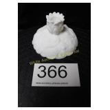 Fenton WMG Satin Waterlily Candlestick Holder