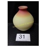 Fenton Burmese Glass Vase