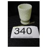 Fenton Custard U/V Wild Strawberry Toothpick Holde