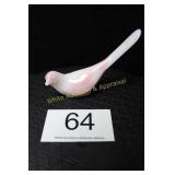 Fenton Rosalene Pink/White Bird