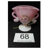 Fenton Rosalene Floral Fan Vase