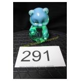 Fenton Green Opalescent Bear