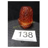 Fenton Amberina Hobnail Fairy Lamp