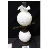 Fenton WMB Spanish Lace "Gone with the Wind" Lamp