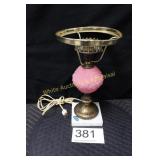 Fenton Pink Color Student Lamp Base