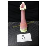 Fenton Burmese Glass Bud Vase