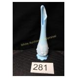Fenton Cabbage Rose Swung Bud Vase