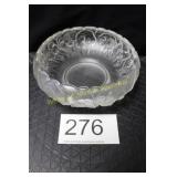 Fenton Crystal Velvet Water Lily Bowl