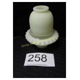 Fenton Custard Persian Medallion Fairy Lamp