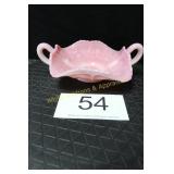 Fenton Rosalene Candy Dish w/Butterfly