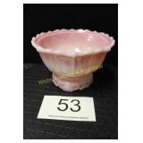 Fenton Rosalene Compote / Dish