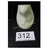 Fenton Custard U/V Madonna Vase